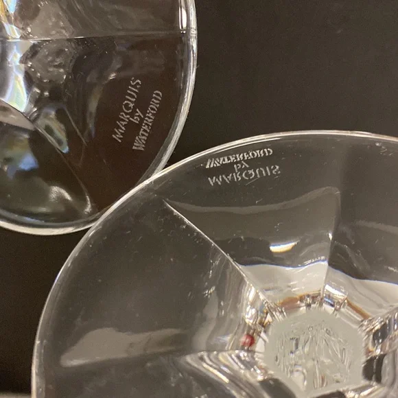 Marquis Waterford Omega Flute Set Of 2 Champagne Crystal Glasses - Picture 13 of 13